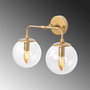 Opviq Horn - 12211 Lámpara de pared dorada